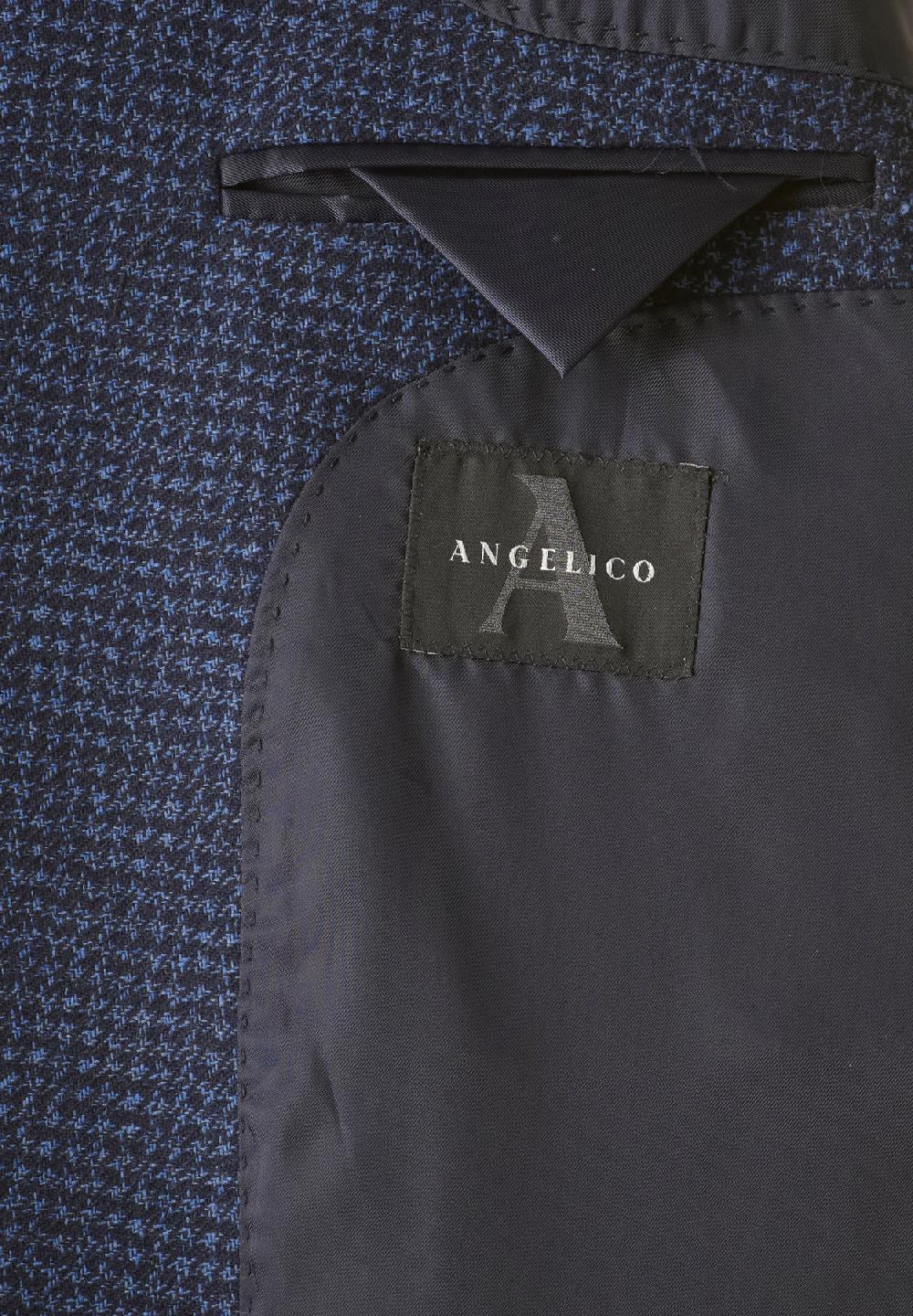 Angelico Giacca Blu Piedpul Comfort Fit Corto