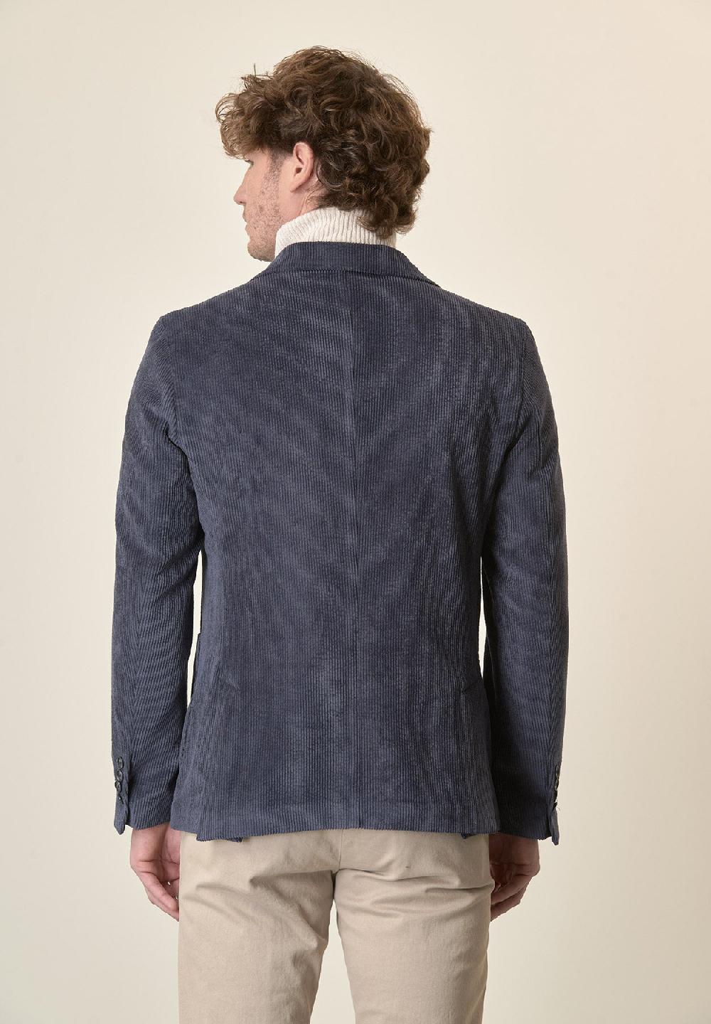 Angelico Giacca Blu Velluto