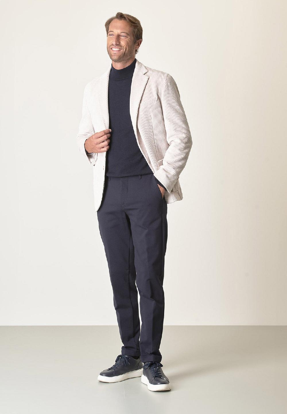 Angelico Giacca gesso velluto