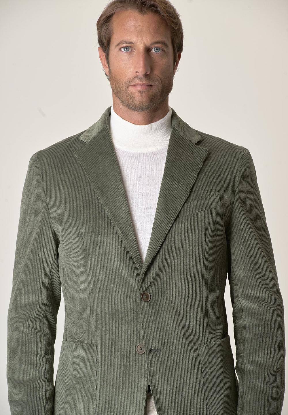 Angelico Giacca Verde Velluto