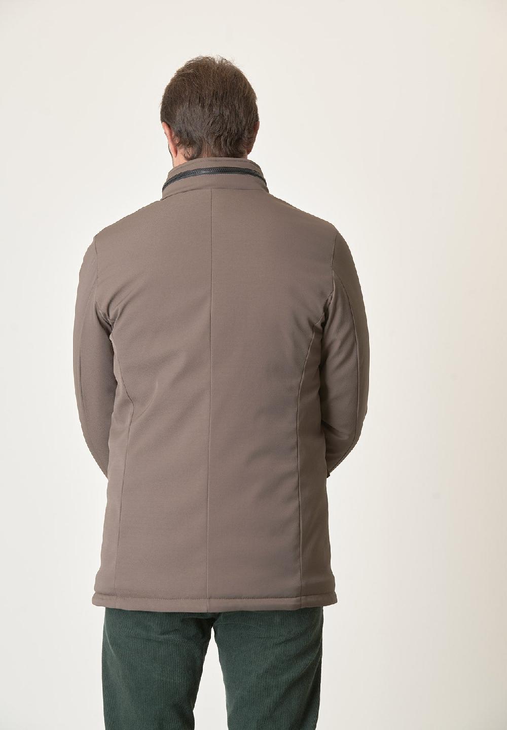 Angelico Giaccone Fango Field Tessuto Tecnico