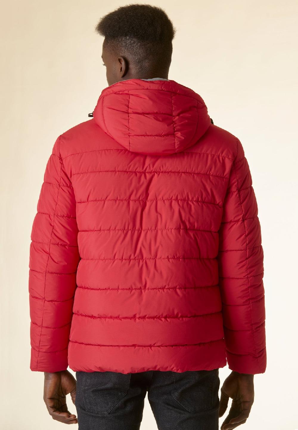 Angelico Giaccone Rosso Corto Trapuntato