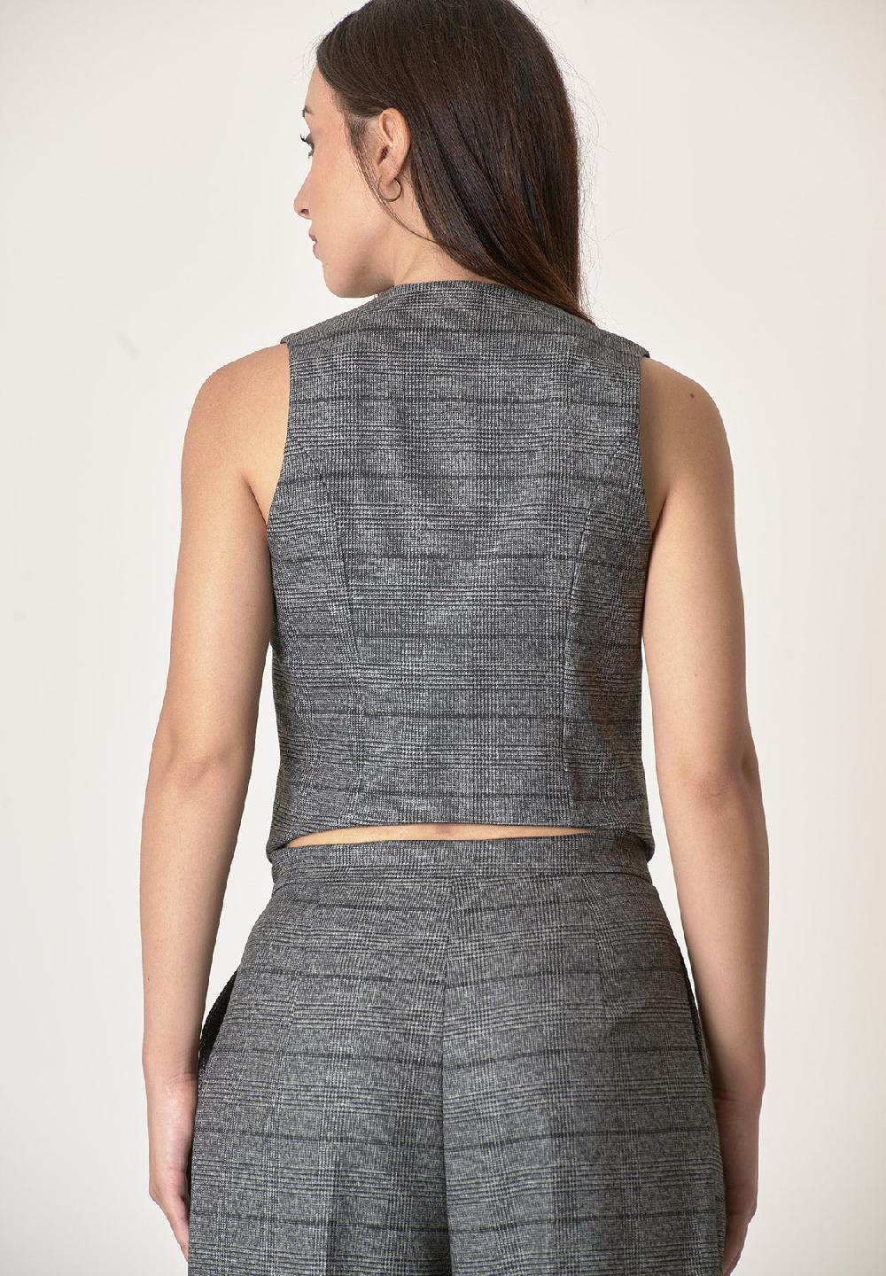 Angelico Gilet Antracite Galles