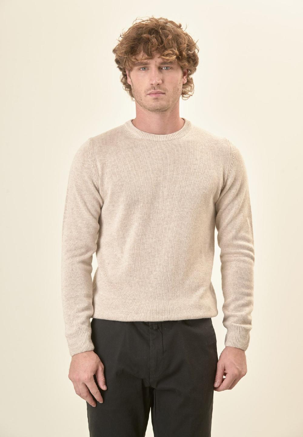 Angelico Girocollo naturale misto cashmere