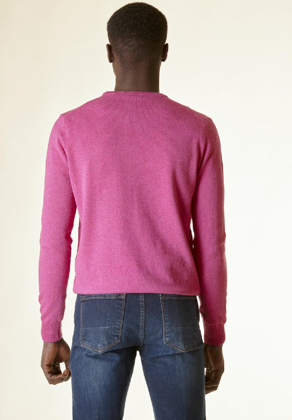 Angelico Girocollo Rosa Antico Misto-cashmere