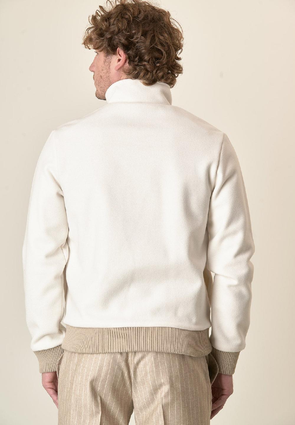 Angelico Giubbotto Bomber Panna