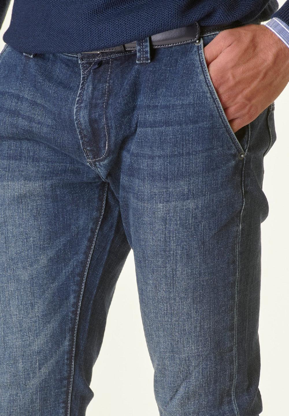 Angelico Jeans Custom Tasche America Delave