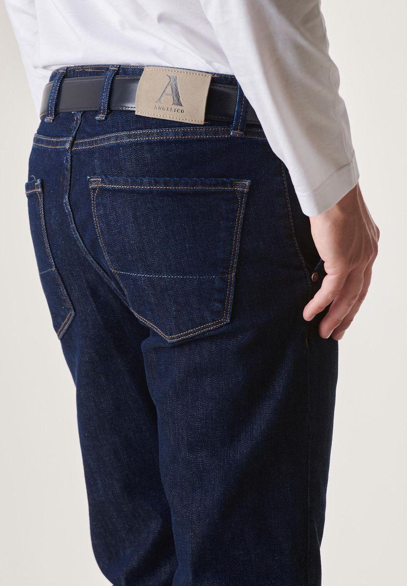 Angelico Jeans Delave Tasche America Custom