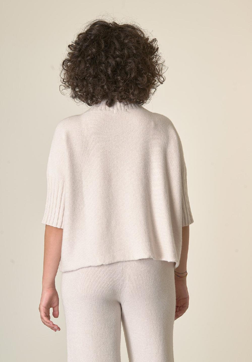 Angelico Lupetto Avorio Soft Manica 3/4