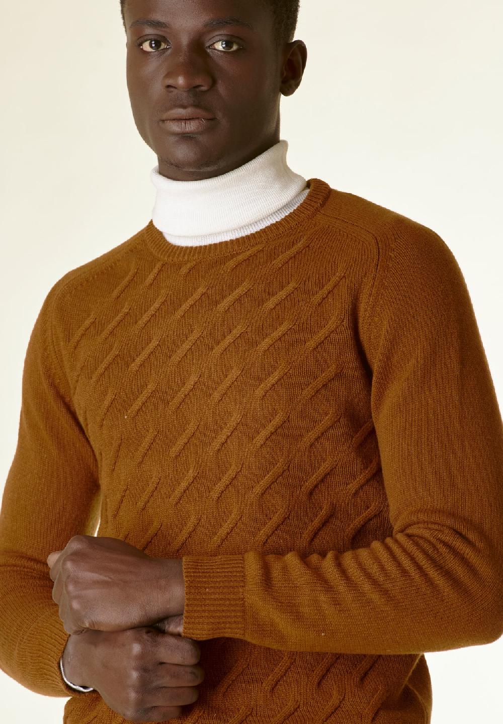 Angelico Maglia Biscotto Finte Losanghe Raglan