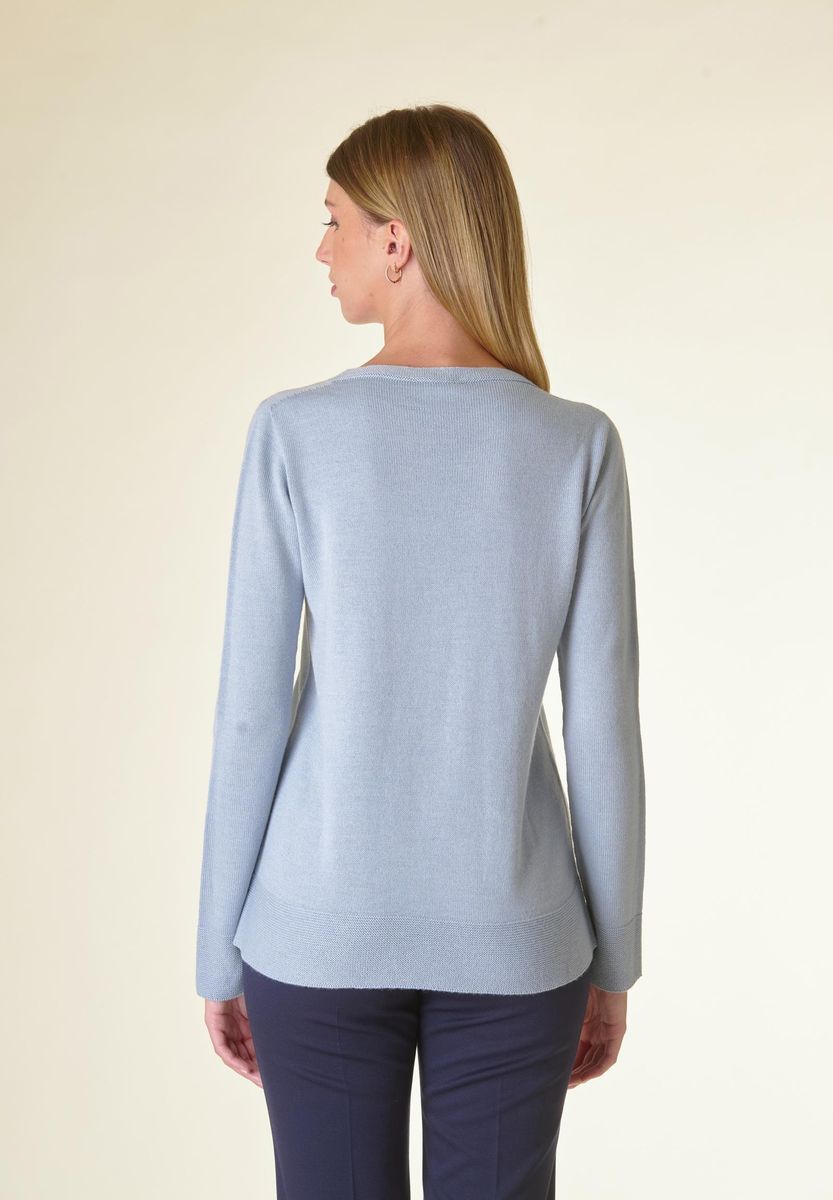 Angelico Maglia Celeste Taschini Inseriti