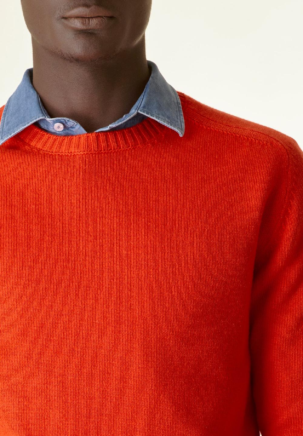 Angelico Maglia Mandarino Raglan Bordi Alti