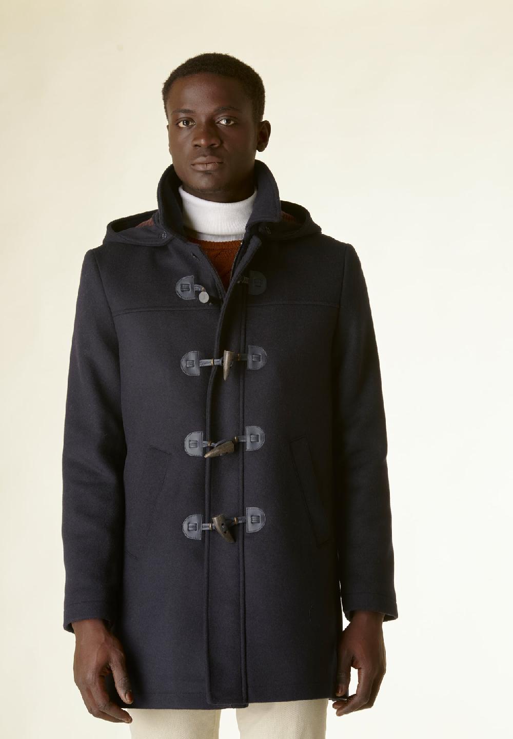 Angelico Montgomery blu misto lana