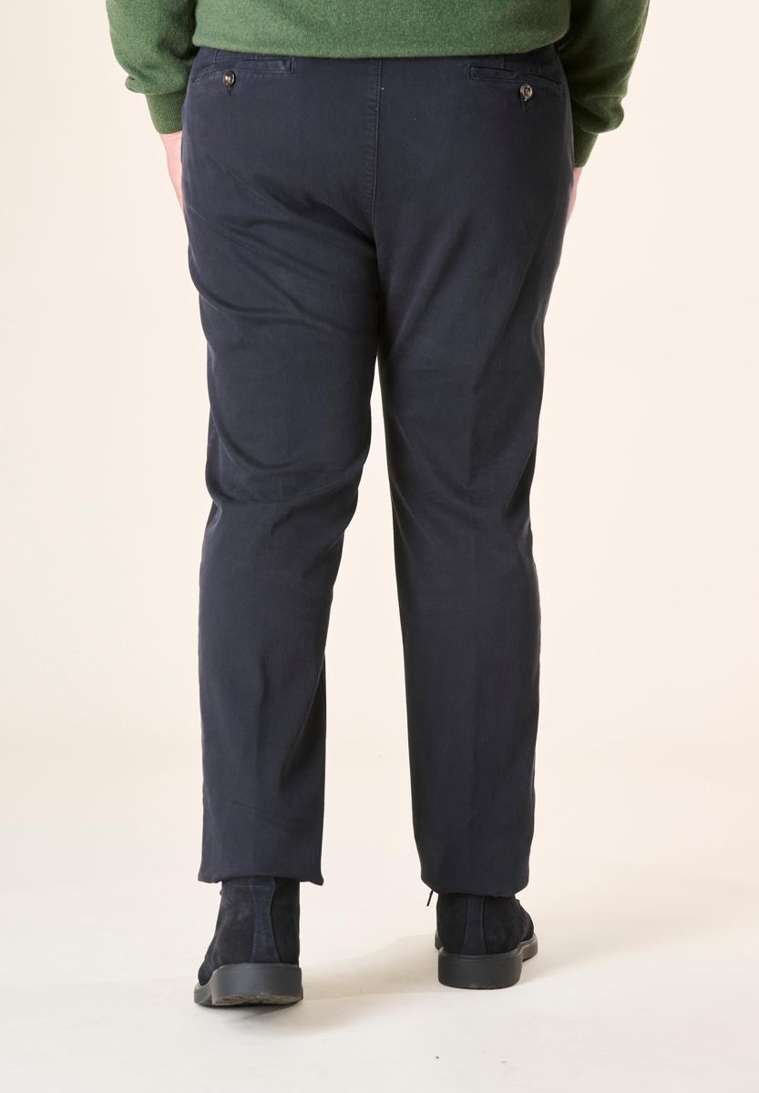 Angelico Pantalone Blu Cannetè Tc Comodo