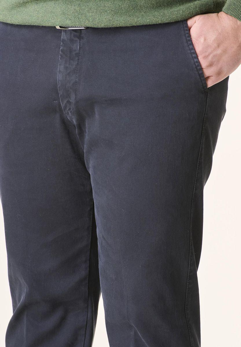 Angelico Pantalone Blu Cannetè Tc Comodo