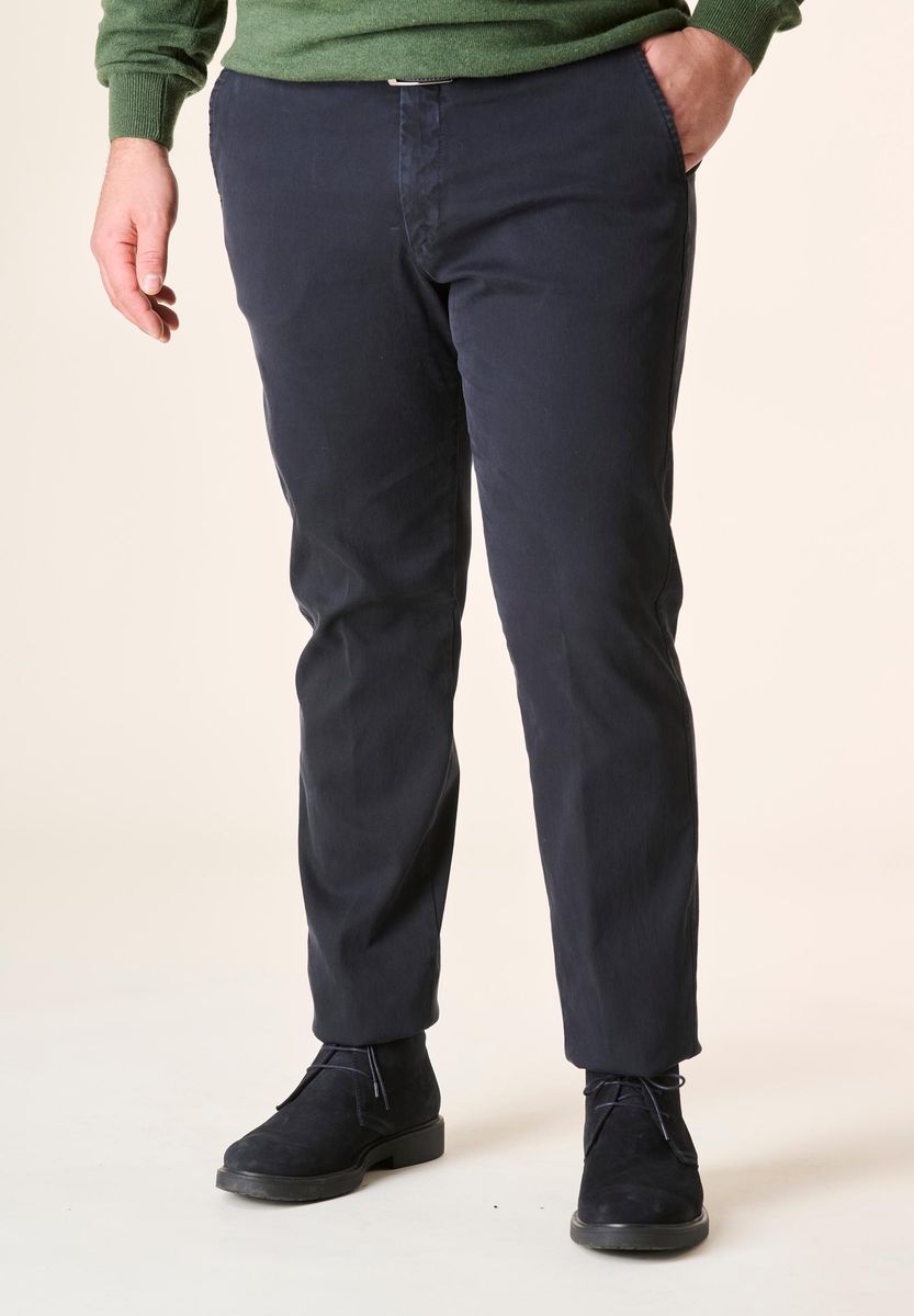 Angelico Pantalone blu cannetè tc comodo