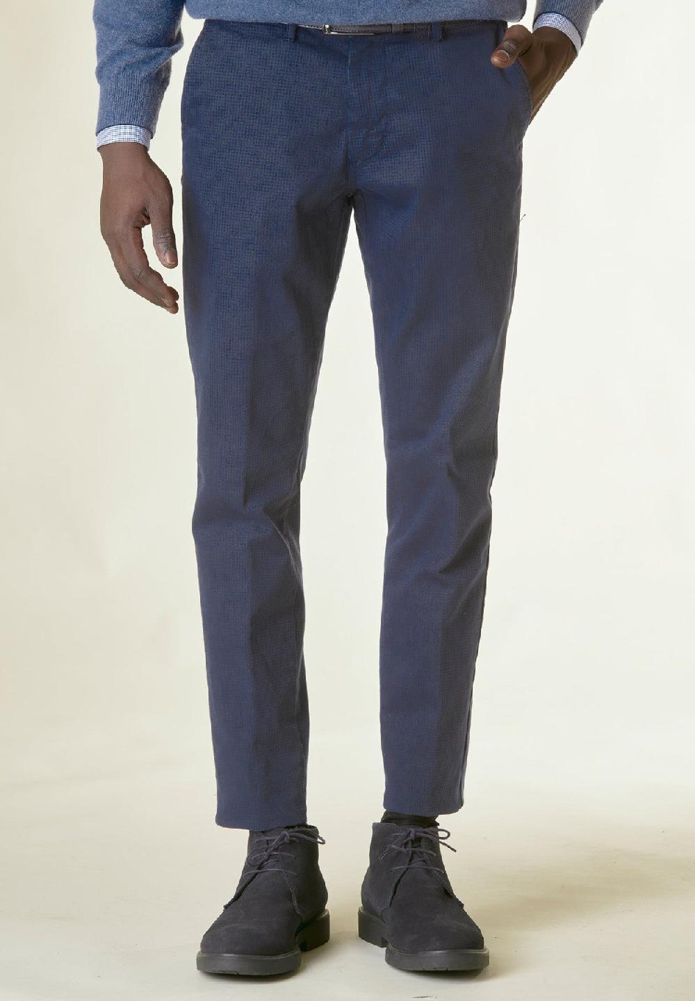 Angelico Pantalone blu piedpul regular