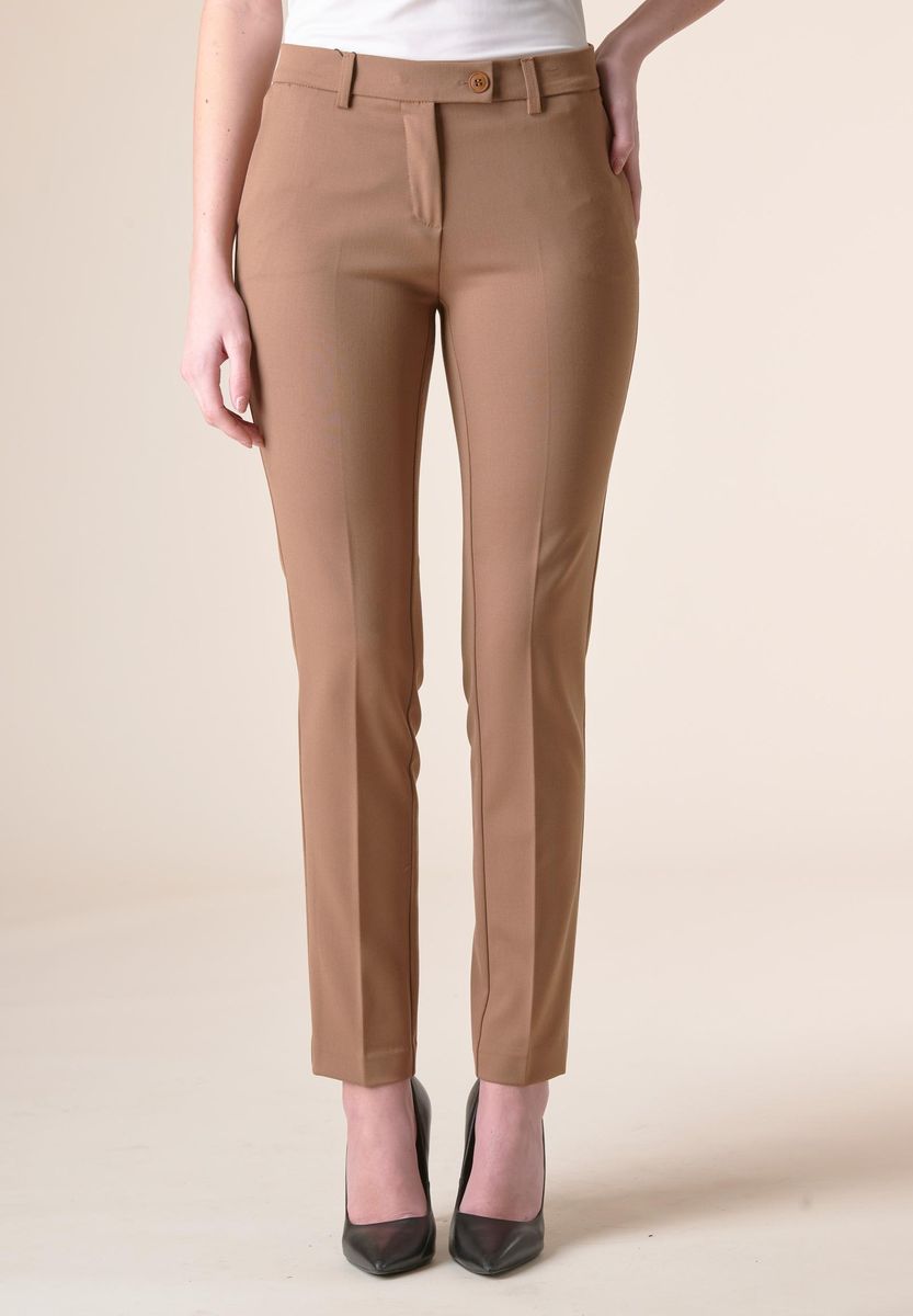Angelico Pantalone cammello classico