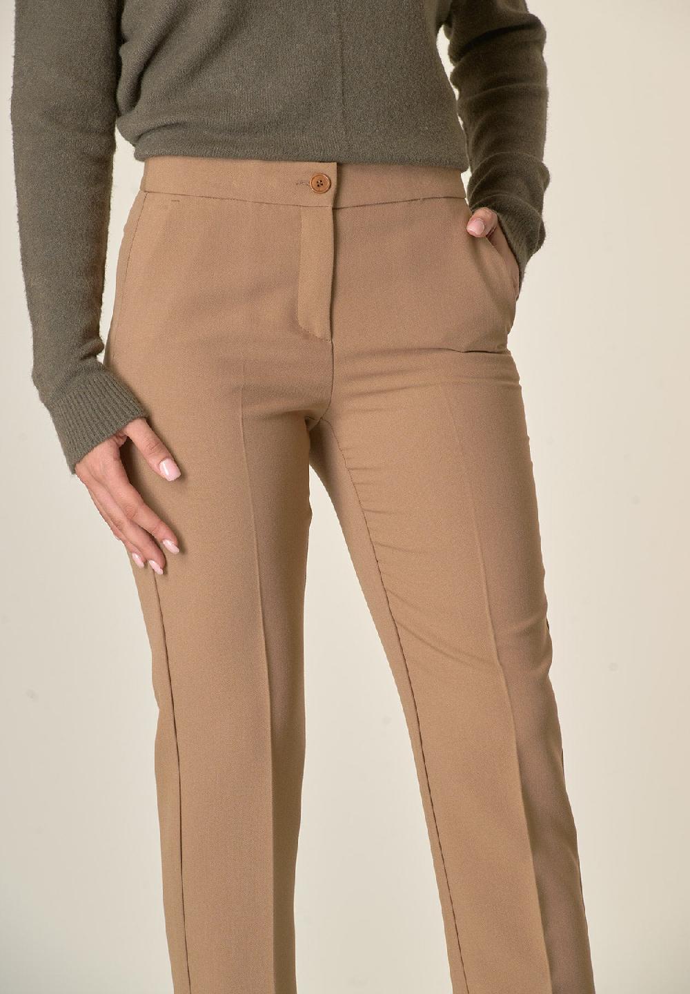 Angelico Pantalone Cammello Sigaretta