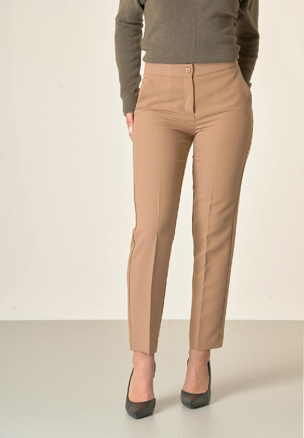 Angelico Pantalone cammello sigaretta