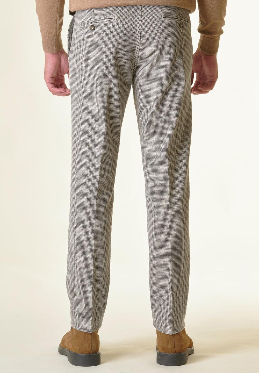 Angelico Pantalone Gesso-nero Piedpul Regular