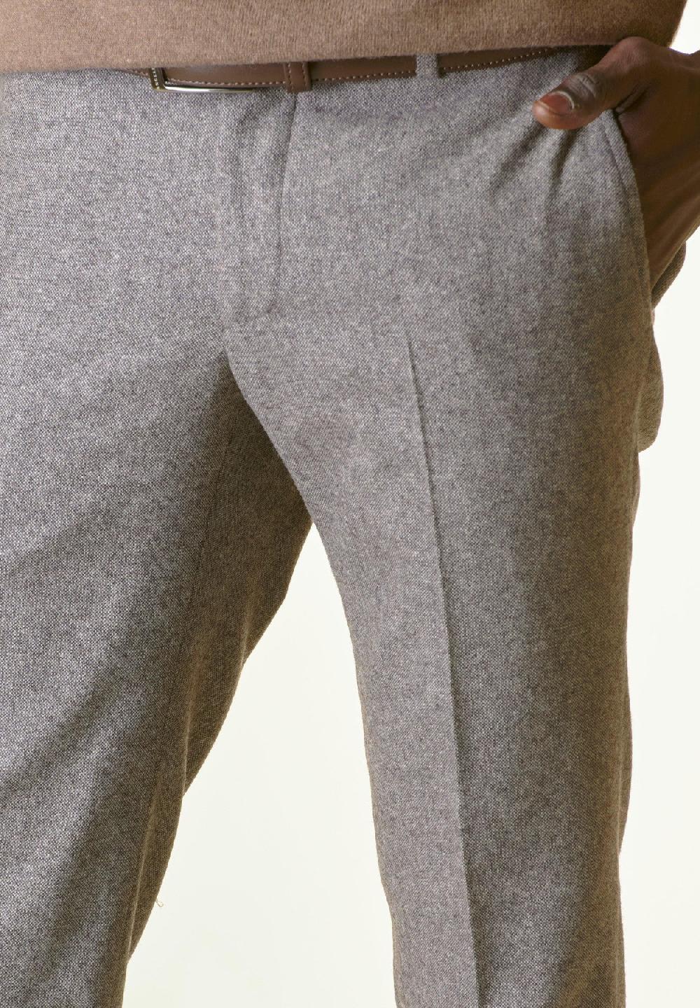 Angelico Pantalone Moro Sale-pepe Lana Custom