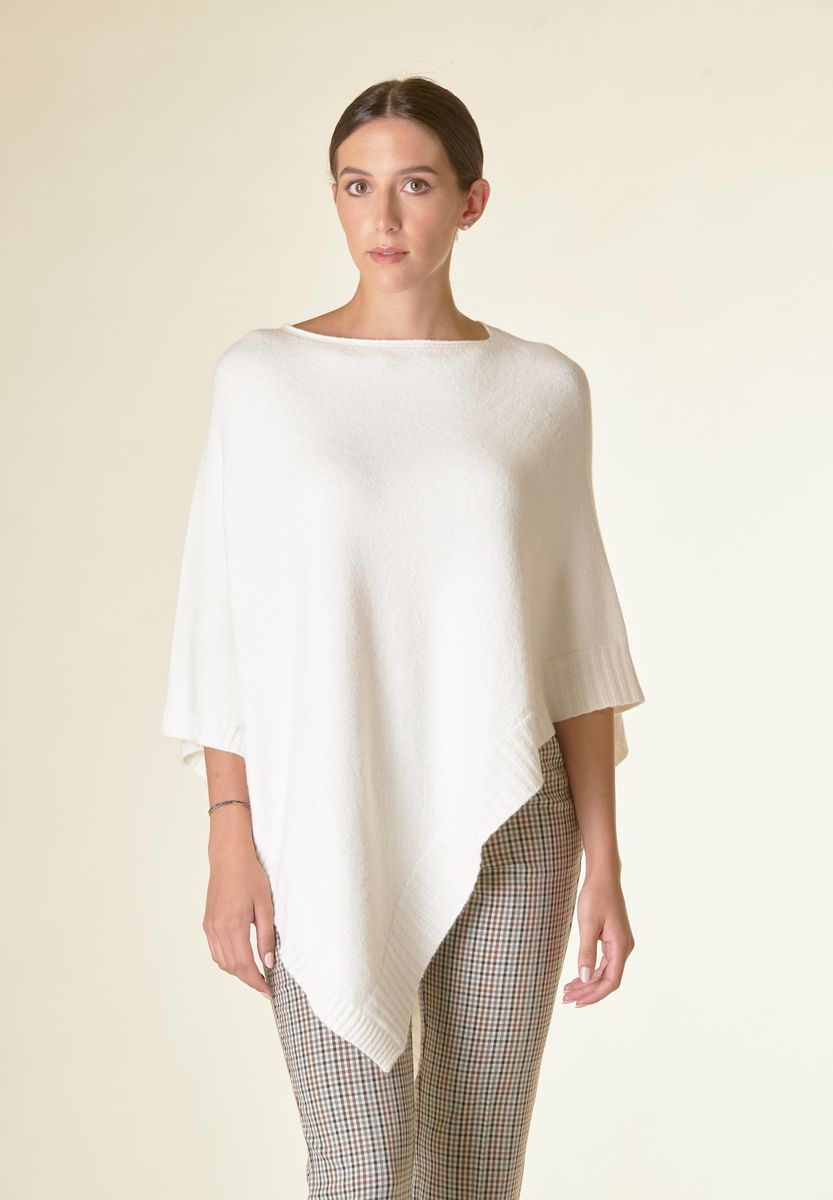 Angelico Poncho panna viscosa soft