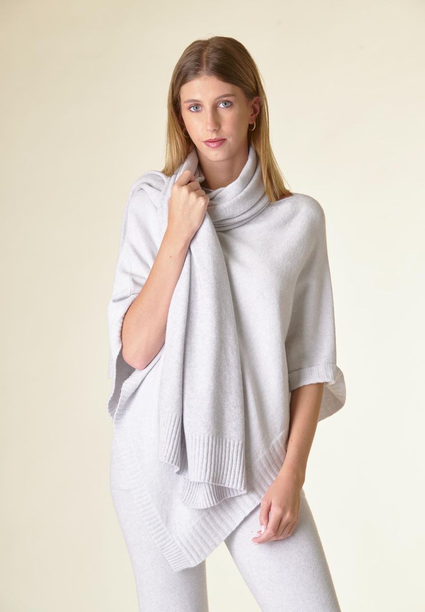 Angelico Sciarpa A Stola Perla Viscosa Soft