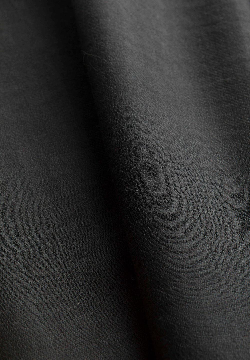 Angelico Sciarpa Antracite Lana Merinos Frange