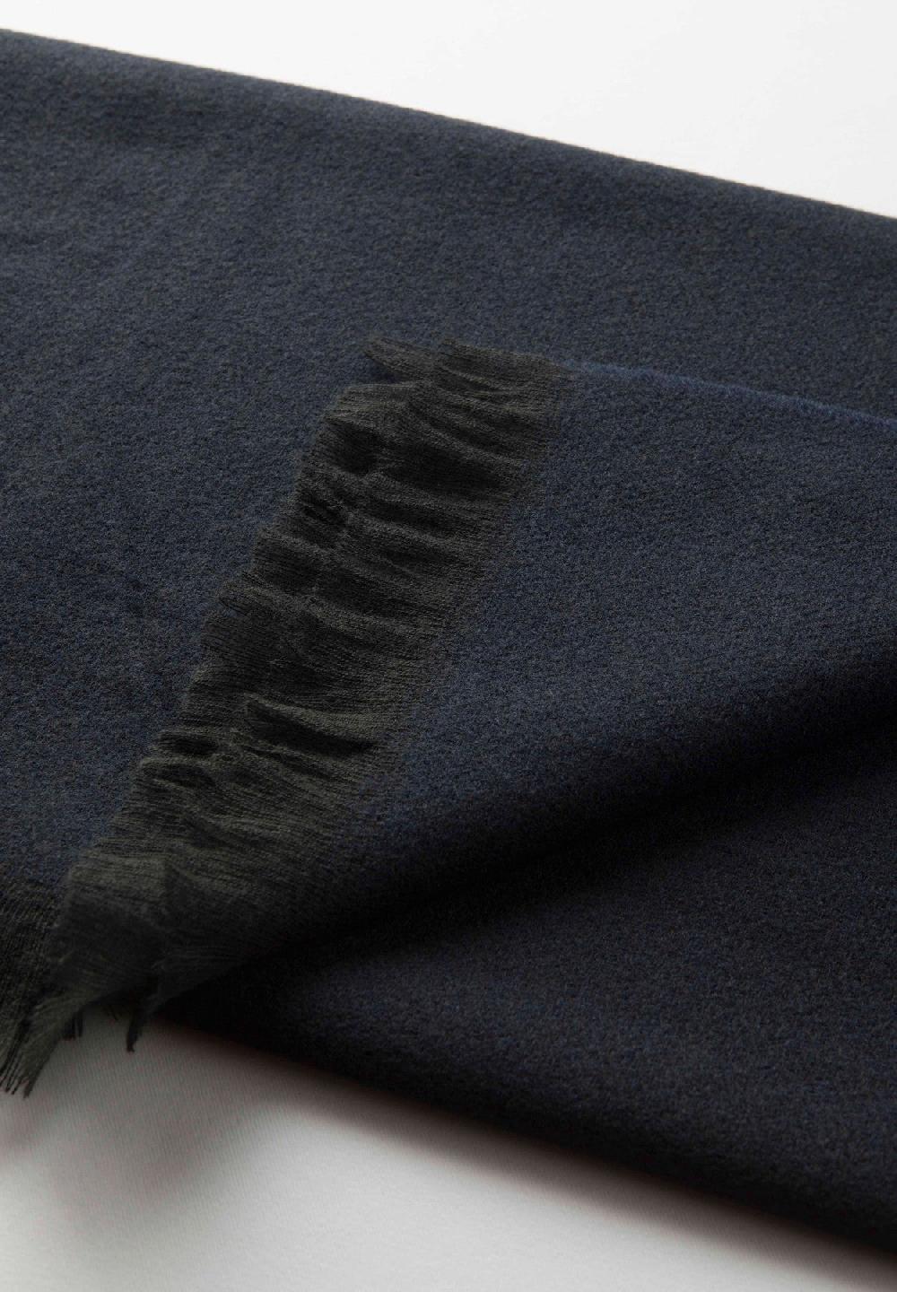 Angelico Sciarpa Blu Scuro Melange