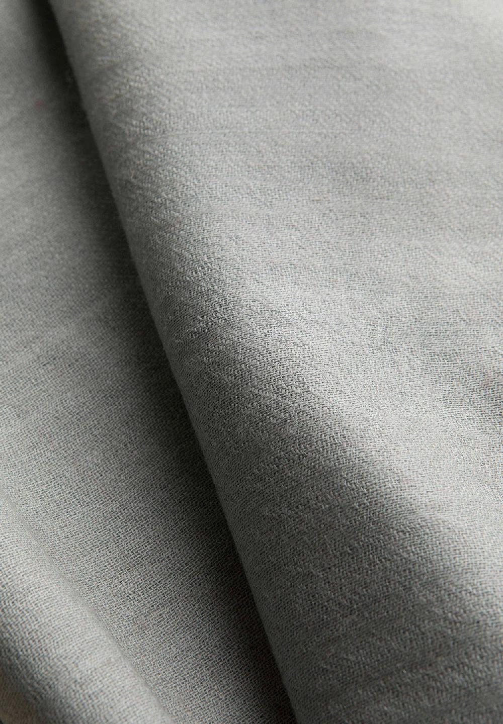 Angelico Sciarpa Grigia Lana Merinos Frange