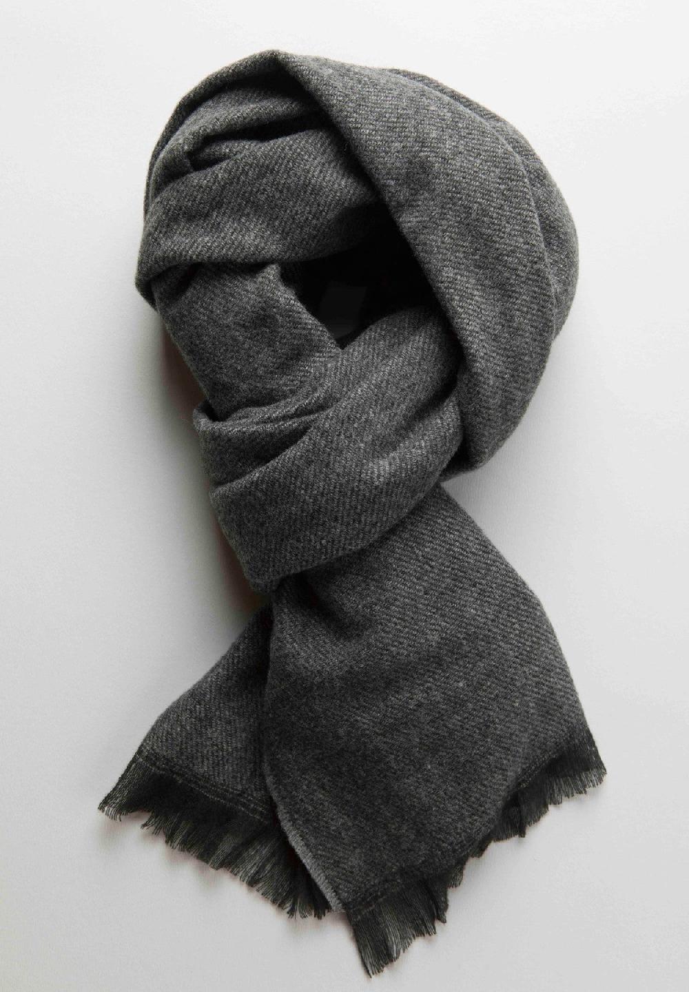 Angelico Sciarpa grigia melange