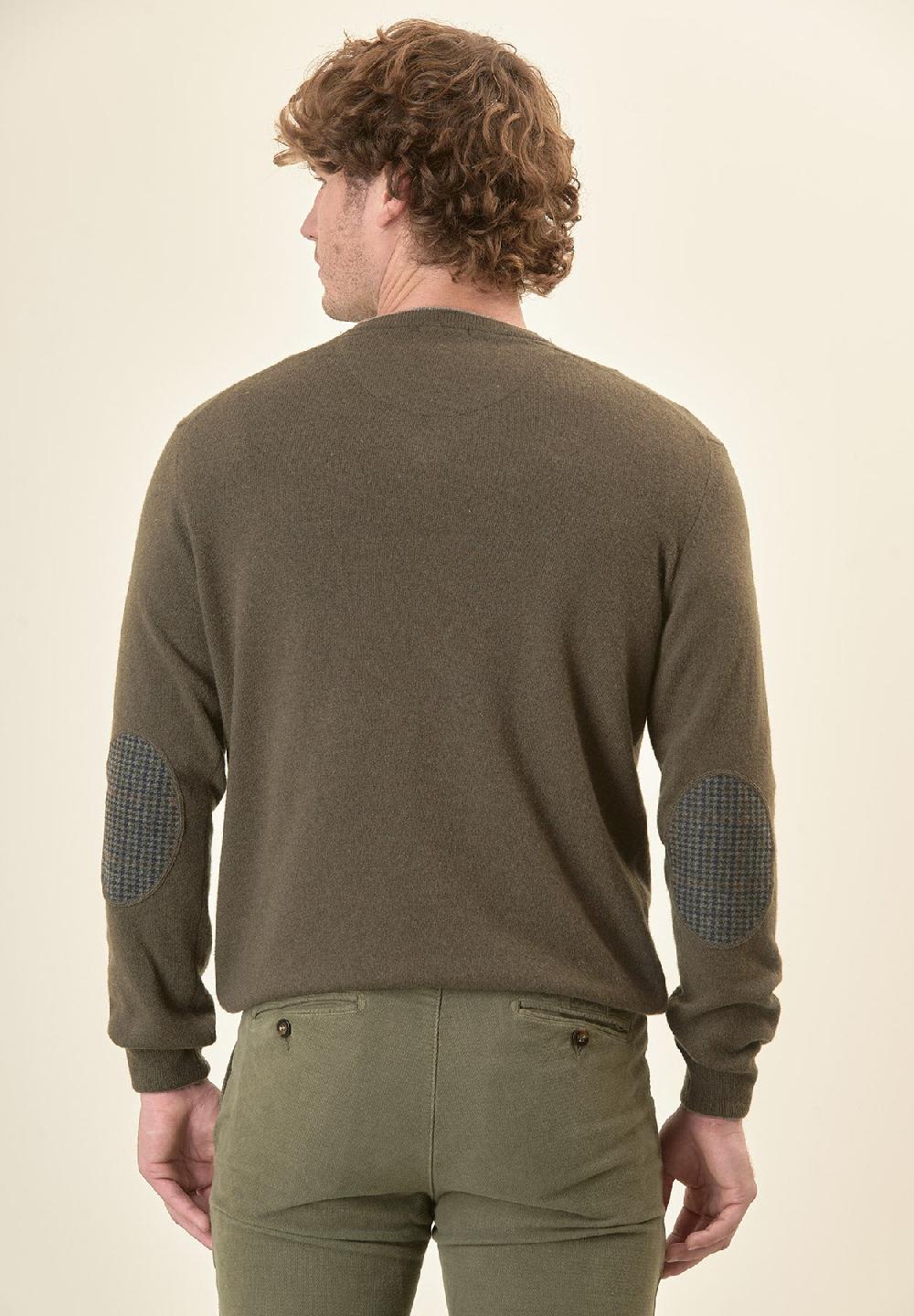 Angelico Scollo V Verde Militare Toppe