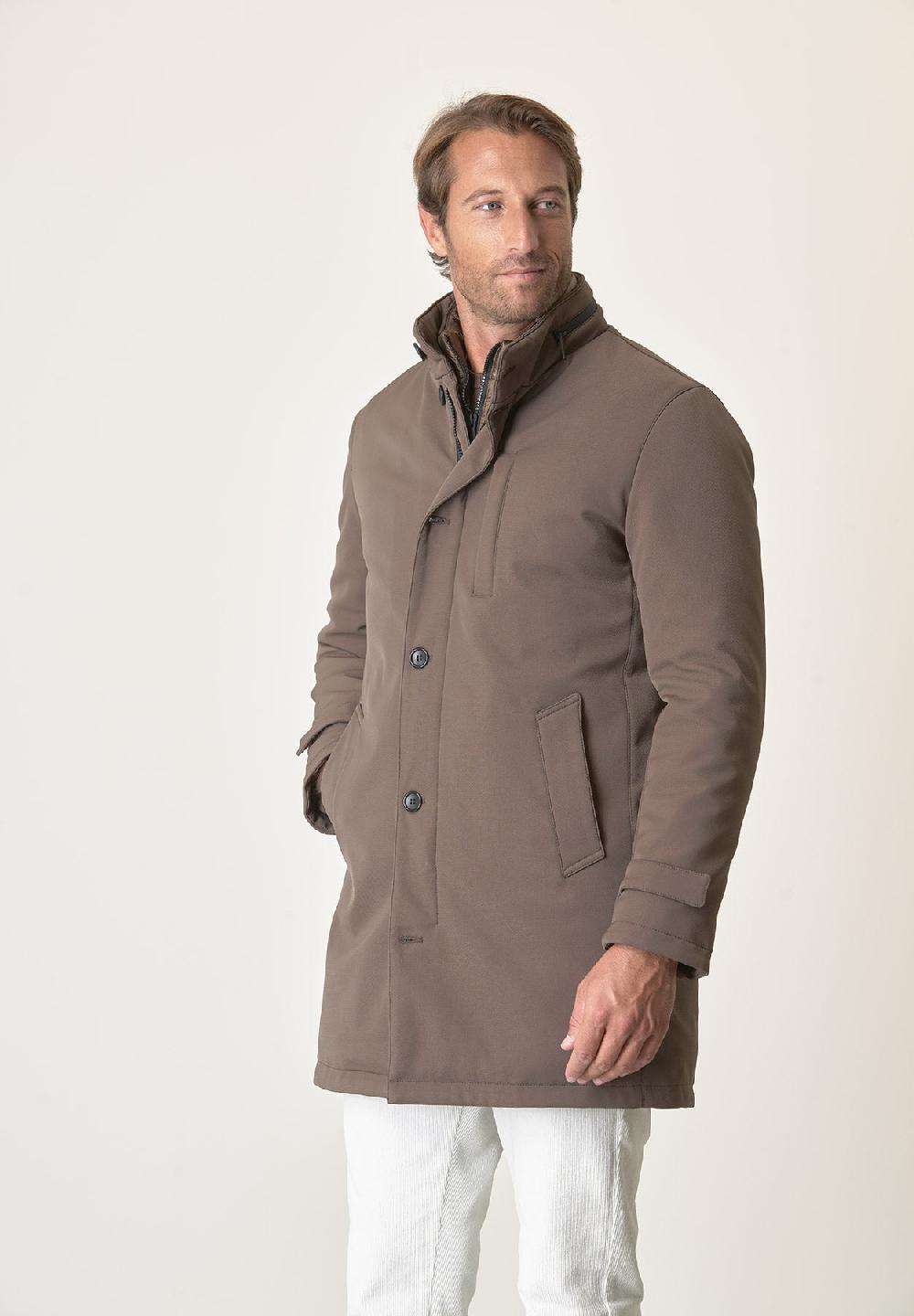 Angelico Cappotto Tecnico Fango Trama Leggera Impermeabile