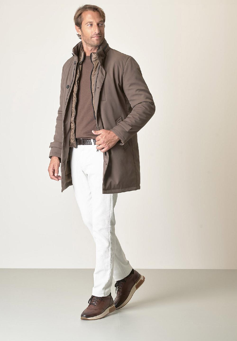 Angelico Cappotto tecnico fango trama leggera impermeabile