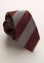 Angelico Cravatta Bordeaux Grigio Regimental Effetto Lana