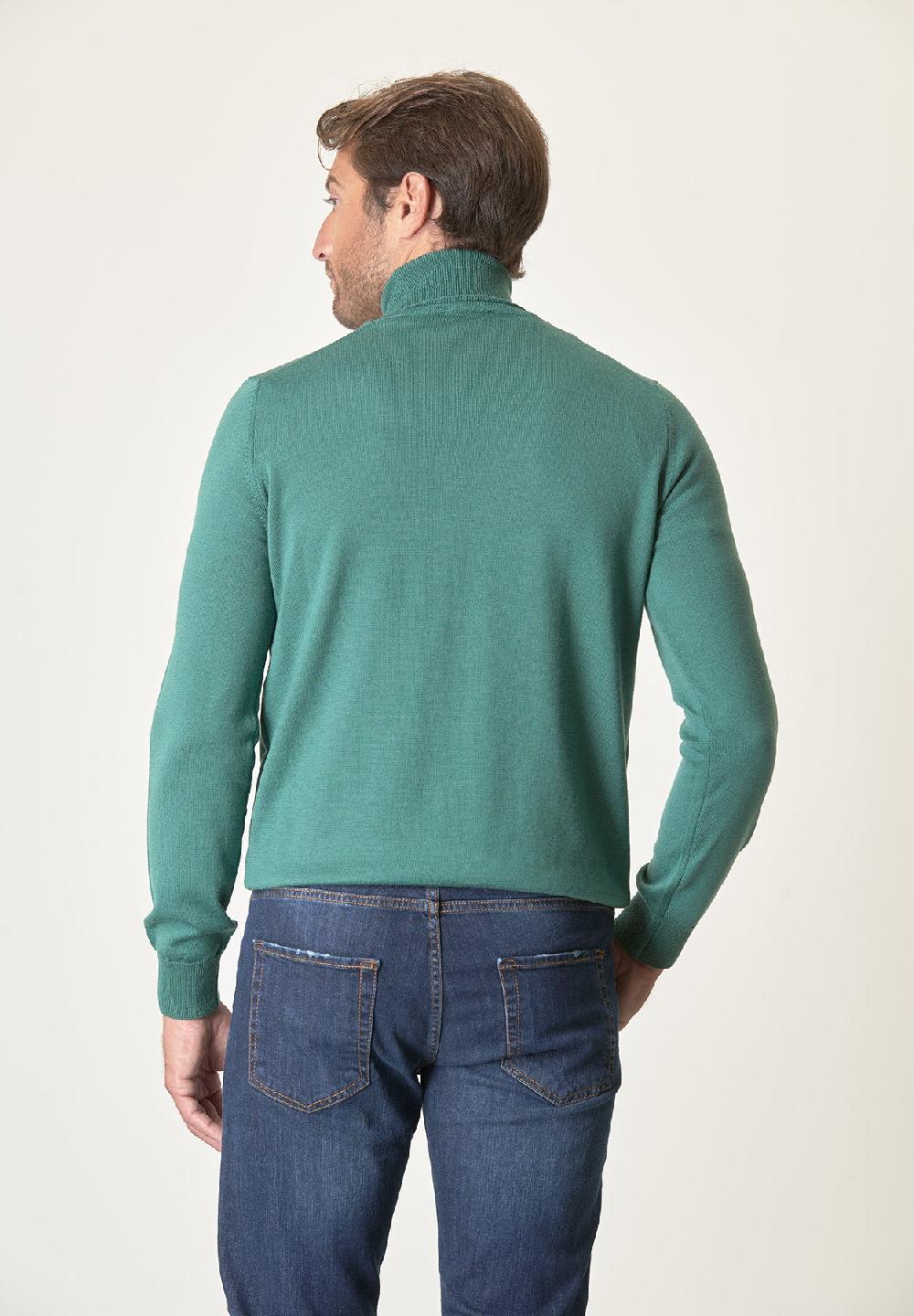 Angelico Dolcevita Verde Acqua Lana Merinos Extrafine