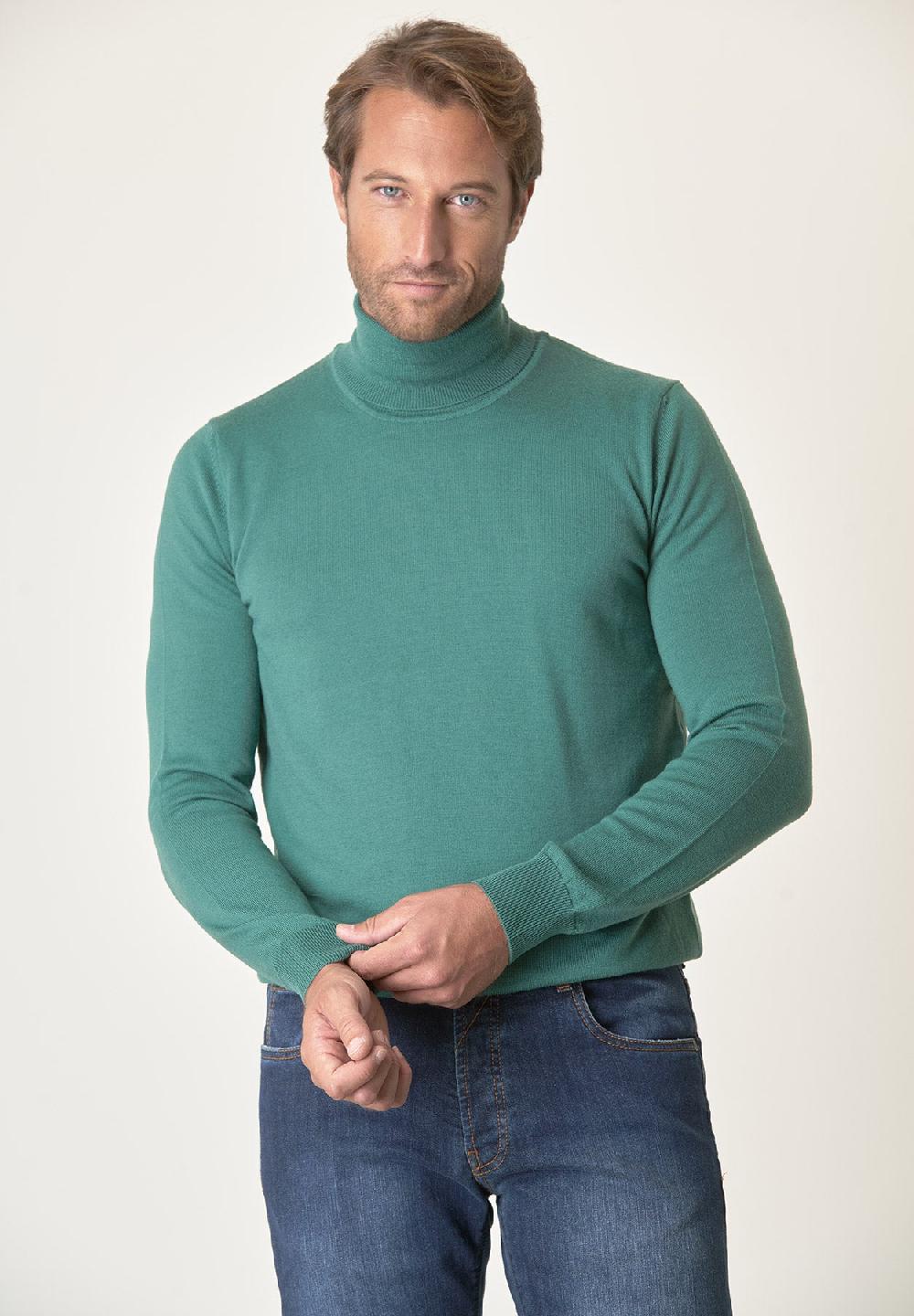 Angelico Dolcevita Verde Acqua Lana Merinos Extrafine