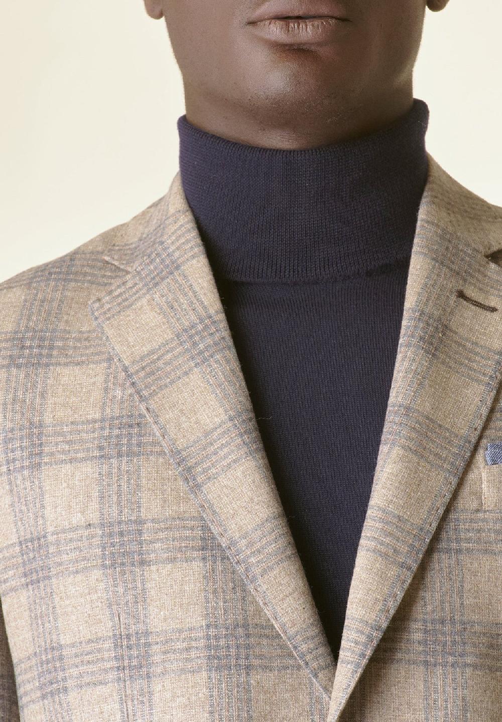 Angelico Giacca Galles Naturale-grigio Lana-cashmere Custom