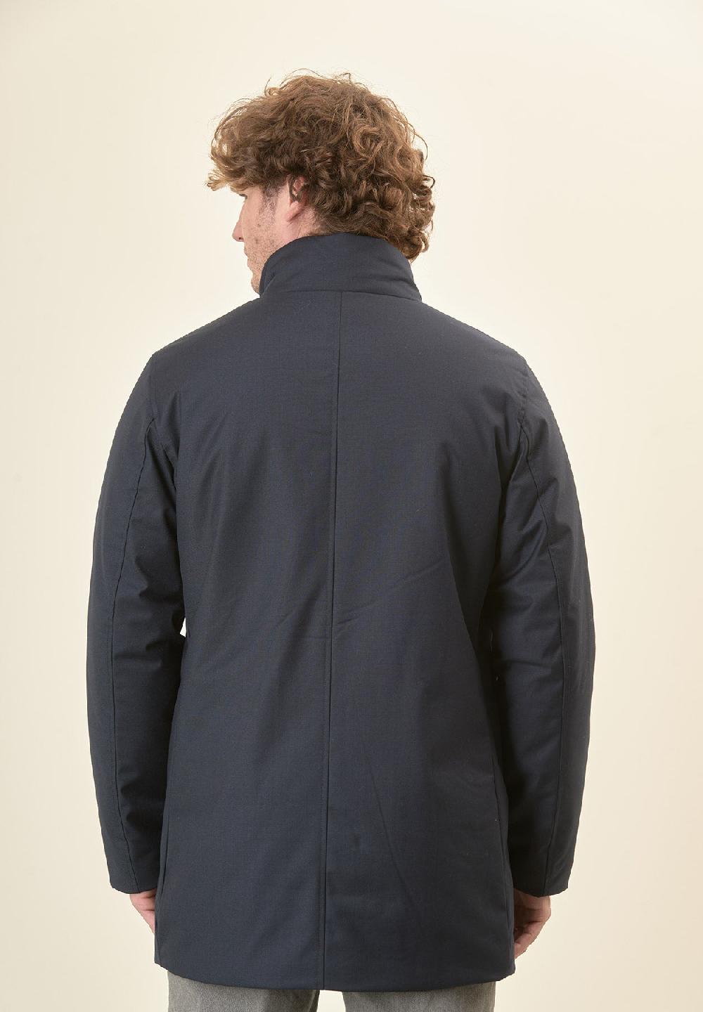 Angelico Giaccone City Coat Blu Pettorina Removibile