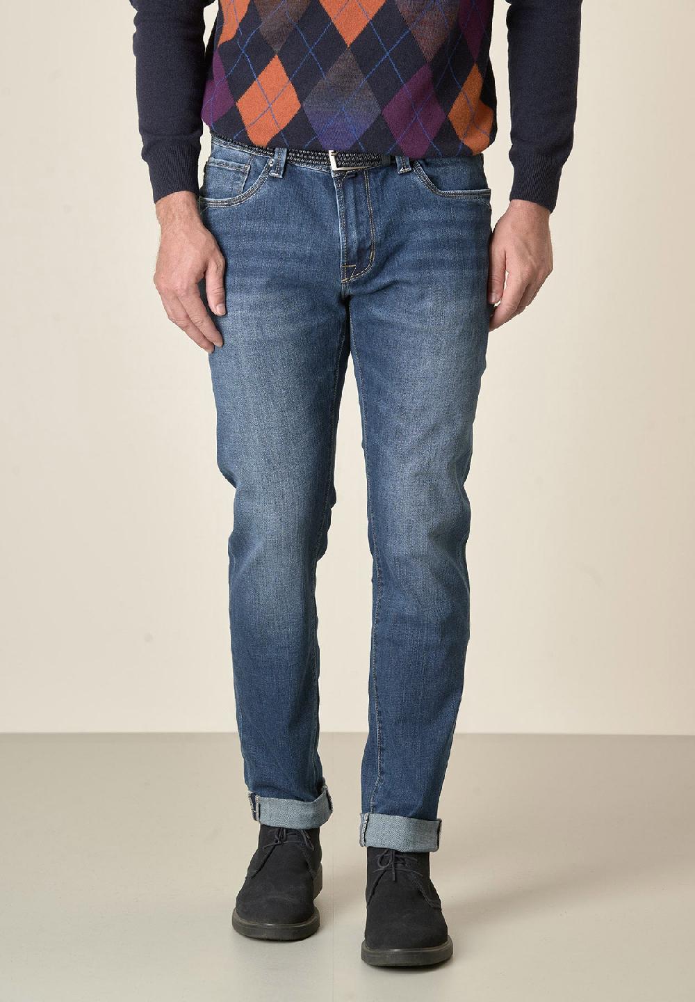 Angelico Jeans medio 5 Tasche cotone stretch slim fit