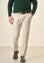 Angelico Pantalone Avorio Armatura Cotone Stretch Slim Fit