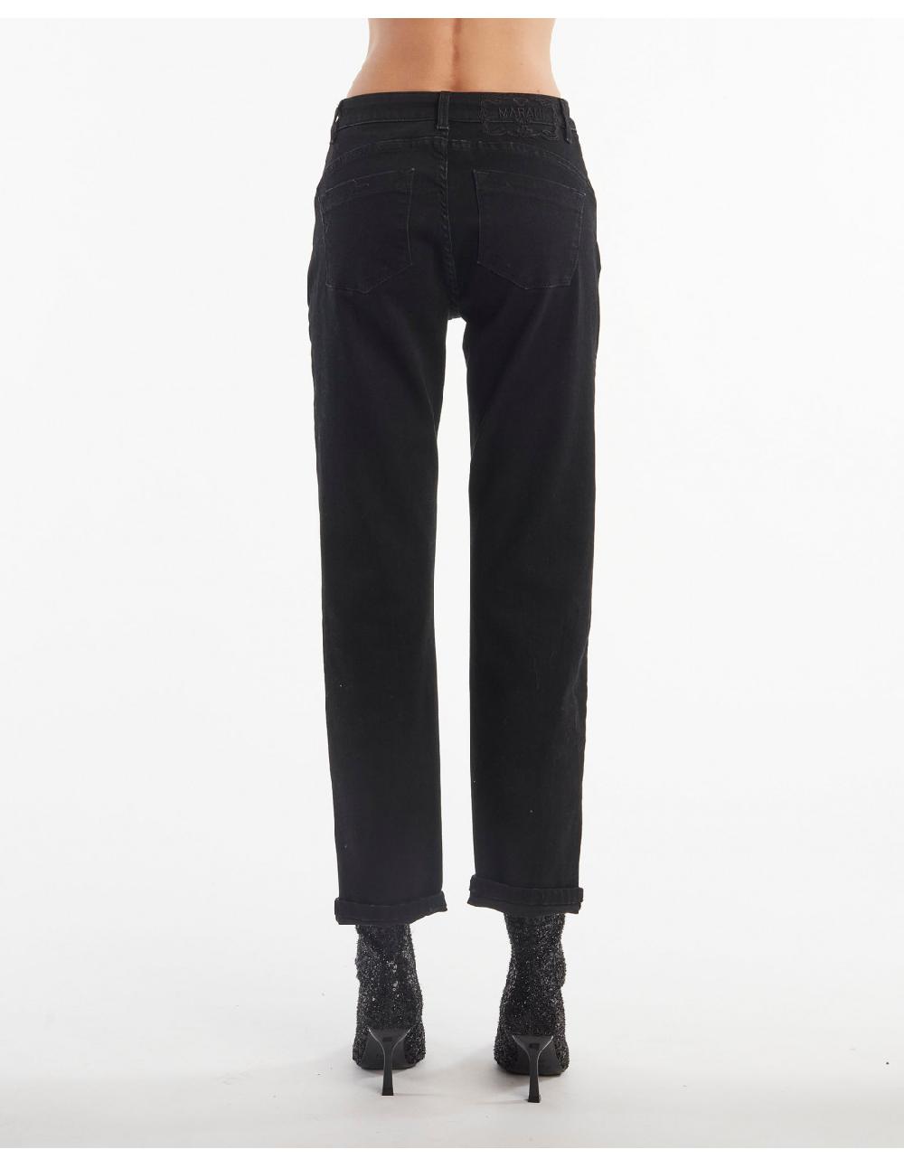 Angelo Marani BOYFRIEND C/RICAMO ZEBRA