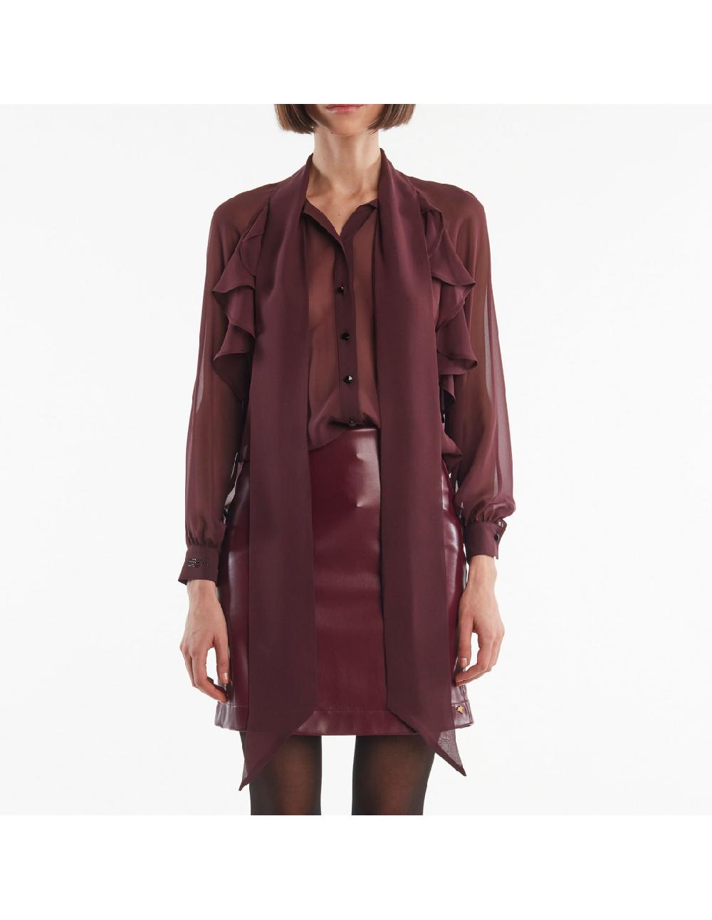 Angelo marani CAMICIA CON ROUCHES