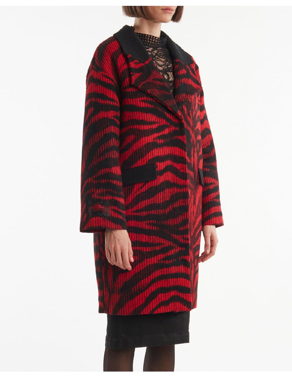 Angelo Marani CAPPOTTO IN MAGLIA JAQUARD