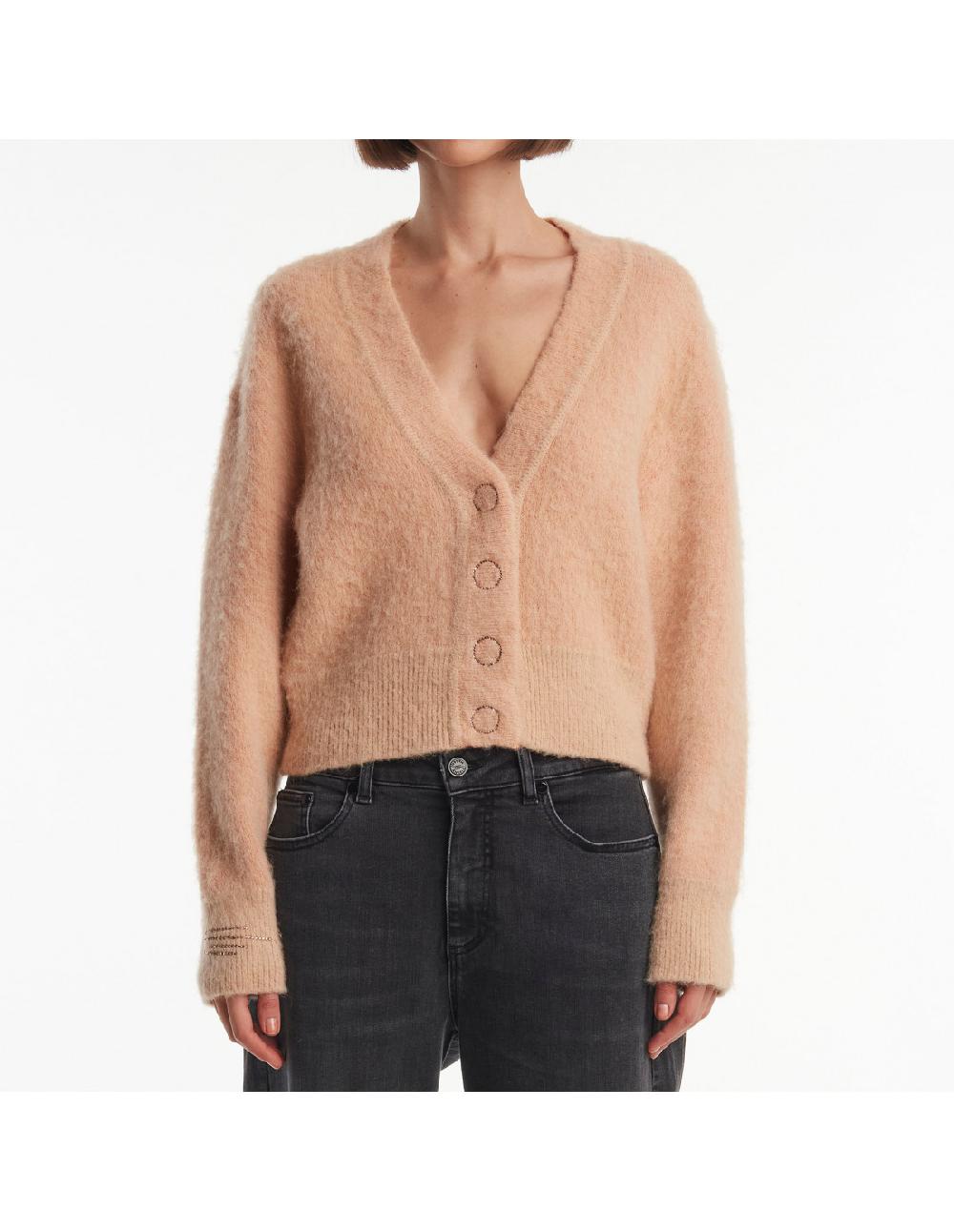 Angelo marani CARDIGAN GARZATO + APPL