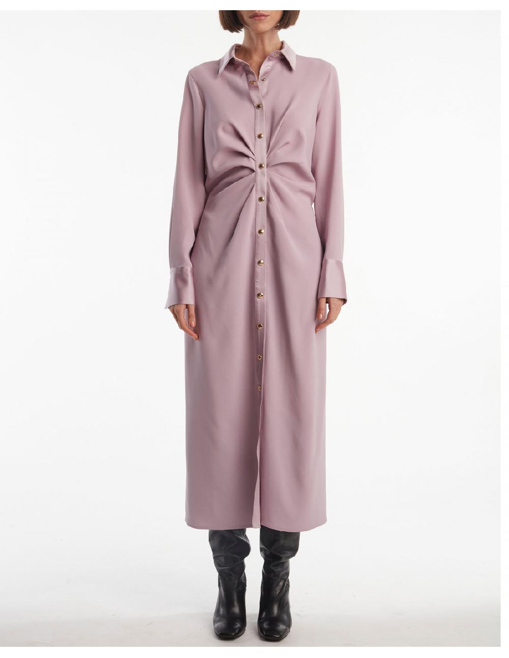 Angelo marani CHEMISIER ENVER SATIN