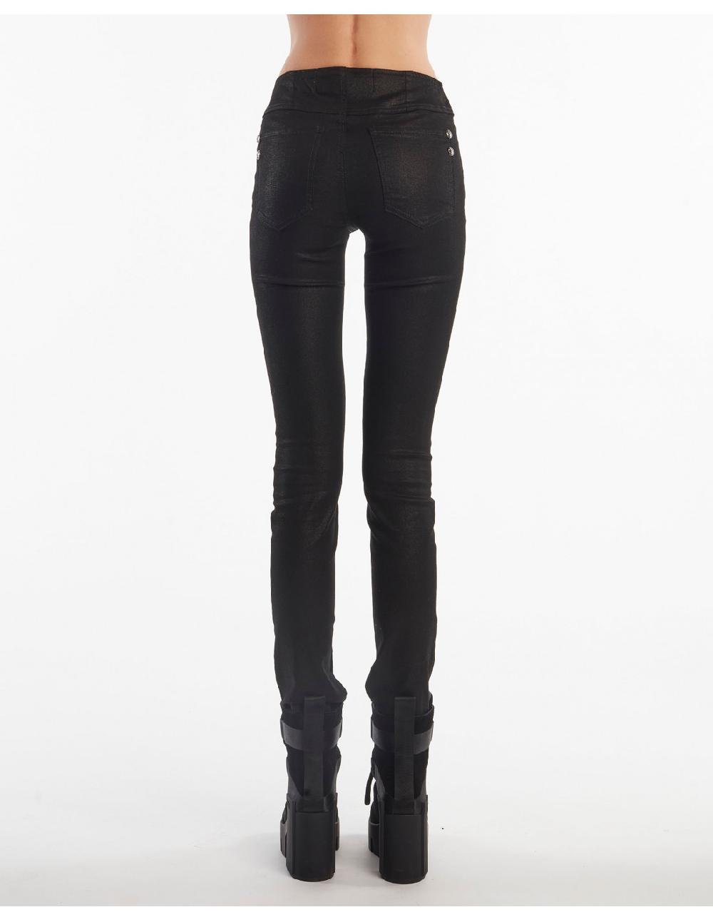 Angelo Marani LEGGINGS SPALMATO C/SPACCO