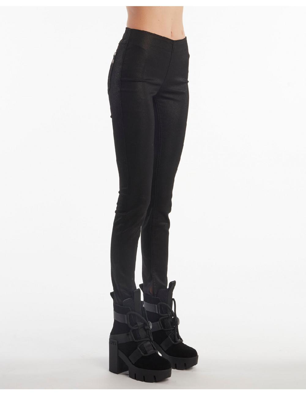 Angelo Marani LEGGINGS SPALMATO C/SPACCO