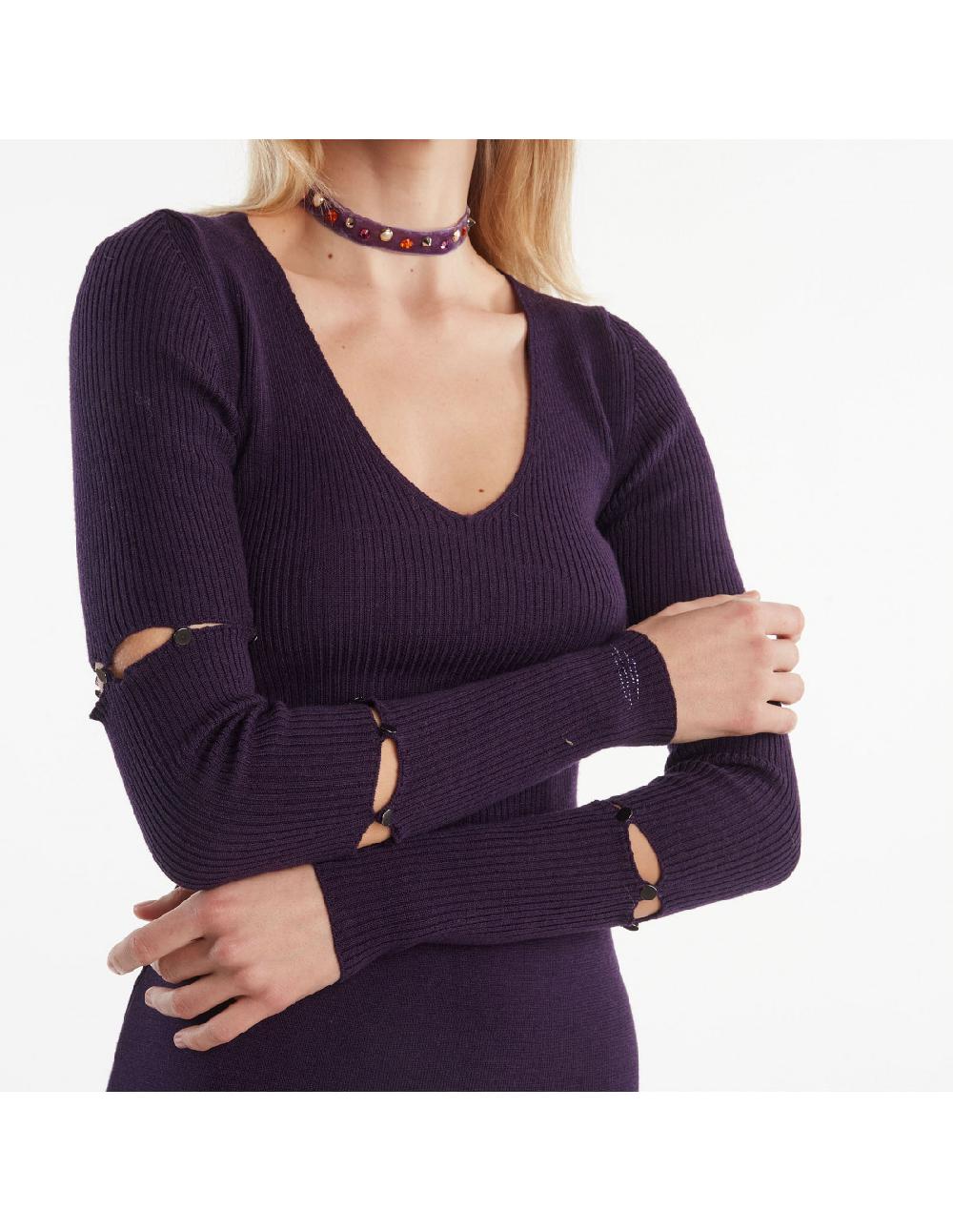 Angelo Marani MAGLIA A COSTE C/MOTIVO DI BOTTONI